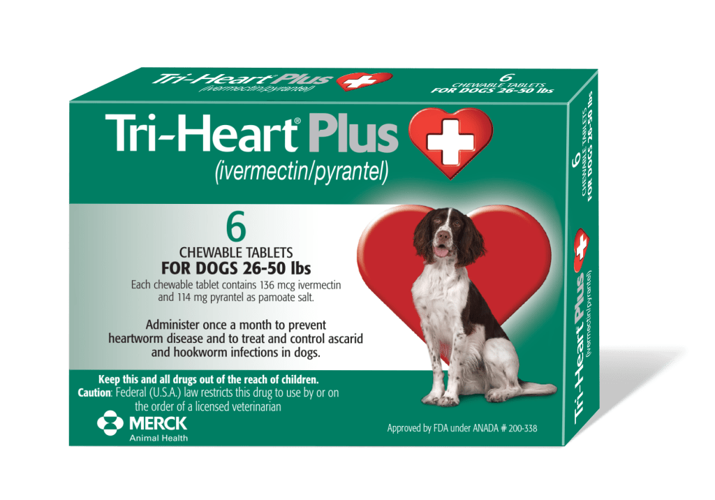 Trio-Heart products for medium dogs